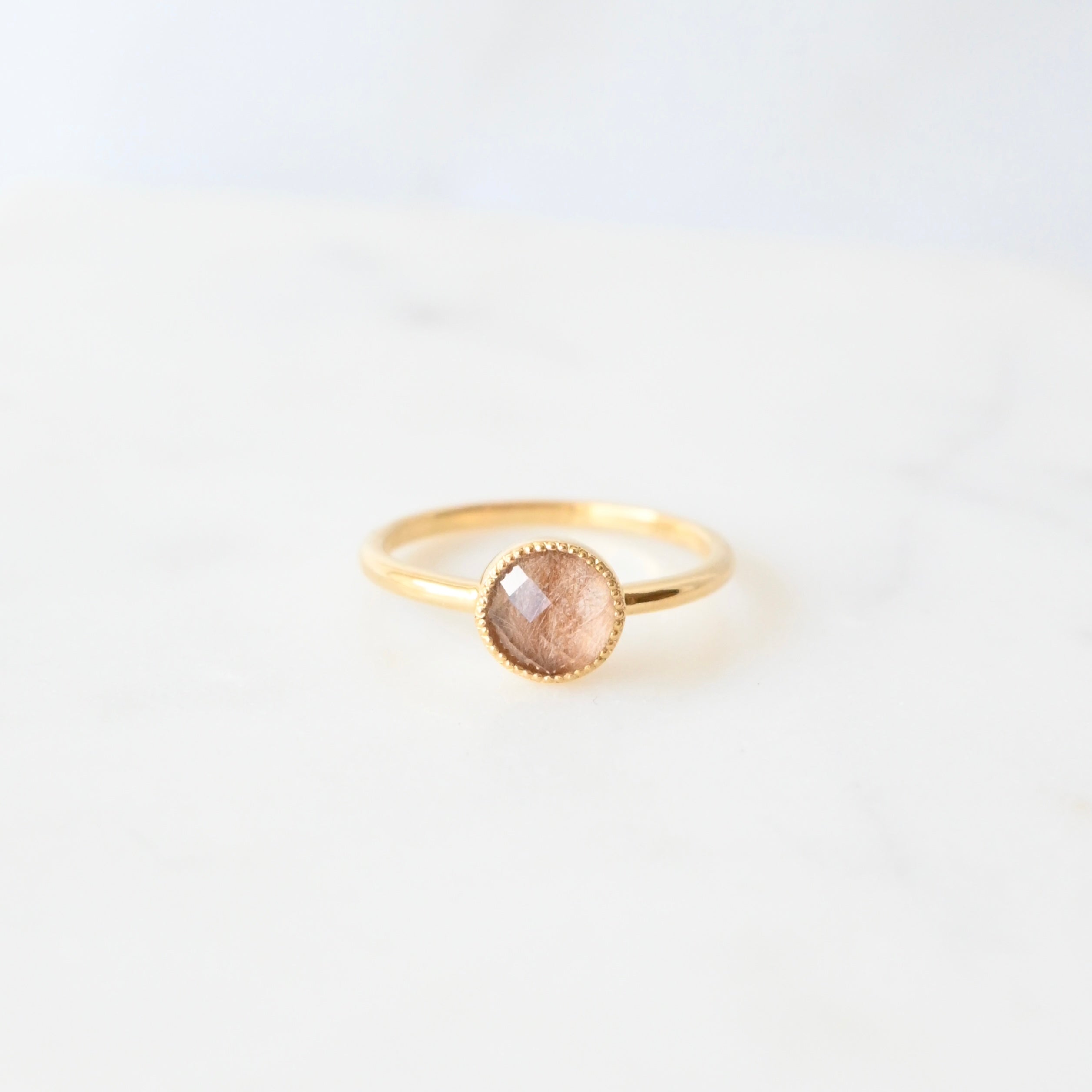 【K10イエローゴールド】Muni-Ring