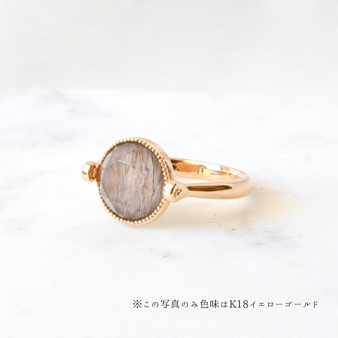 【K10イエローゴールド】メモリング