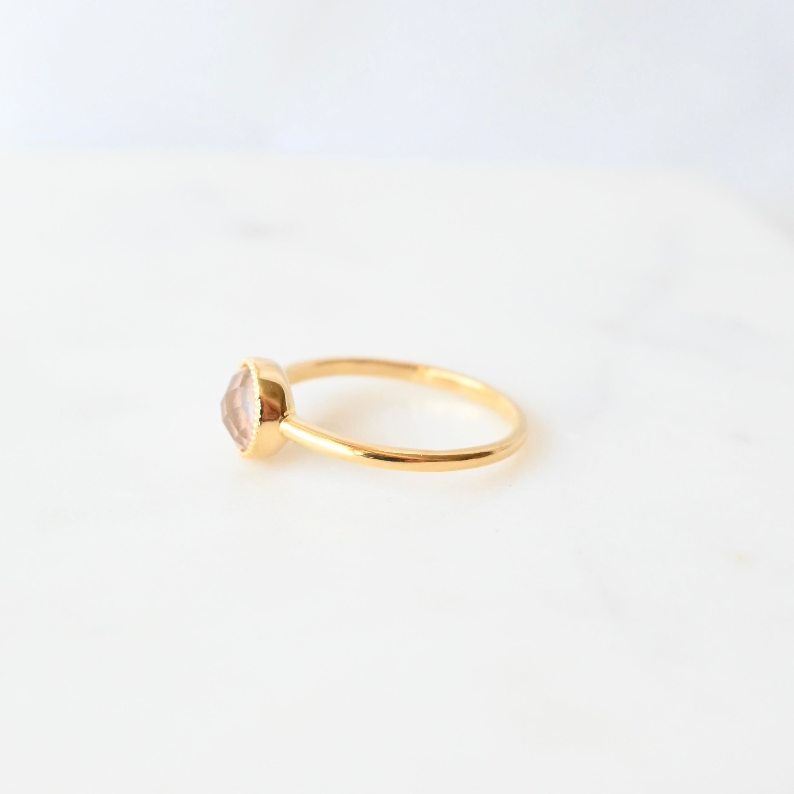 【K10イエローゴールド】Muni-Ring